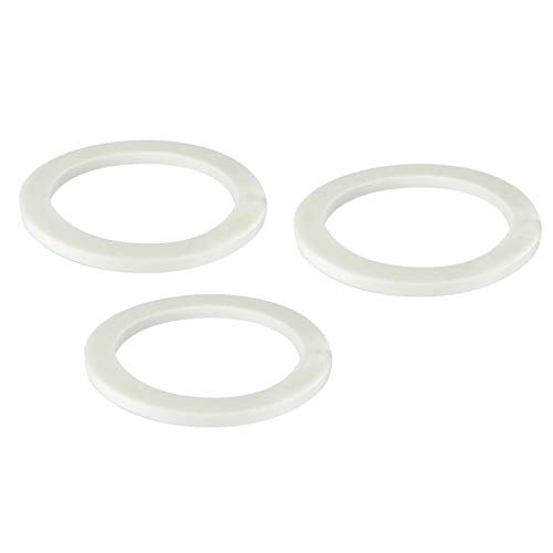 2.25 (57mm) Espresso Filter and Gasket Seals Compatible with Bialetti 3 Cup Aluminum Espresso Makers