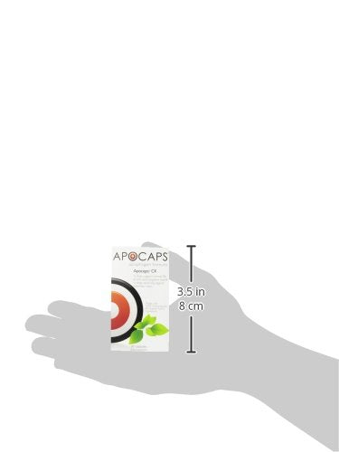 Apocaps CX Apoptogen Formula for Dogs (90 Capsules) - Supports Normal Levels of Apoptosis + Human Grade Ingredients Including Citrus Bioflavonoids, Silymarin, Curcumin and Turmeric + Biovadex