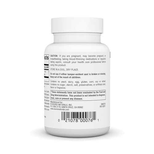 Source Naturals Ginkgo-24 - Ginkgo Biloba Extract Supports Mental Acuity* - 40 mg, 120 Tablets