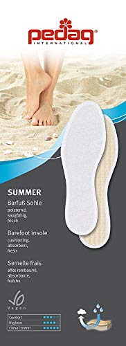 Pedag Washable Summer Pure Cotton Terry Barefoot Insole