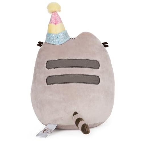Pusheen Birthday Cake Plush Stuffed Animal Cat, 9.5