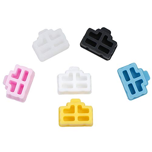 24 Pack Ethernet Hub RJ45 Dust Cover Plug Cap RJ-45 Port Jack Lock Blocker Plugs Anti-Dust Protector for Router Laptop Computer PC USB Adapter Stick DAC Network Switches