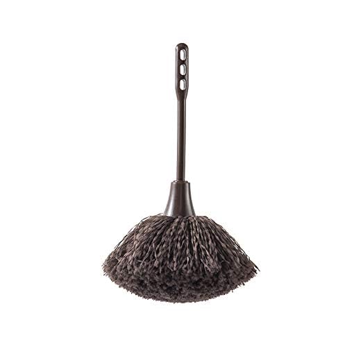 1 Piece Microfiber Delicate Duster with Comfortable Non Slip Handle Mini Dusting Wand Washable Mini Brush with Good Hand Grips for Kitchen Laptop Keyboard Corner Dust Removal (Coffee)