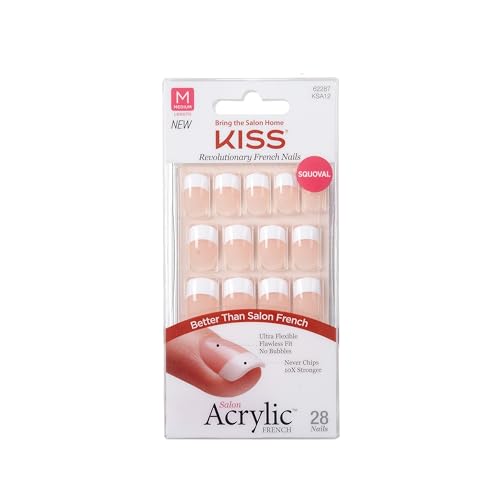 Kiss Salon Acrylic French Kit Rumour Mill (Medium Length)