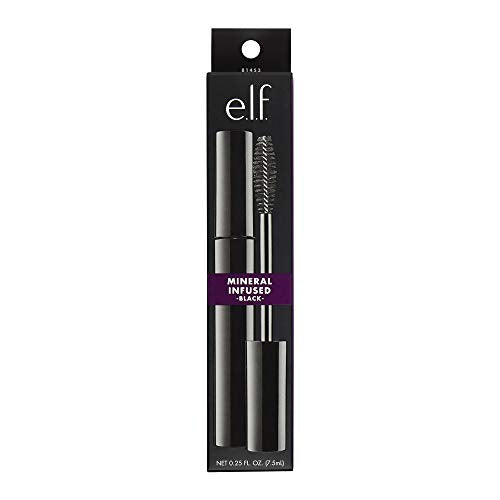 e.l.f. Mineral Infused Mascara, Black, 0.34 Ounce