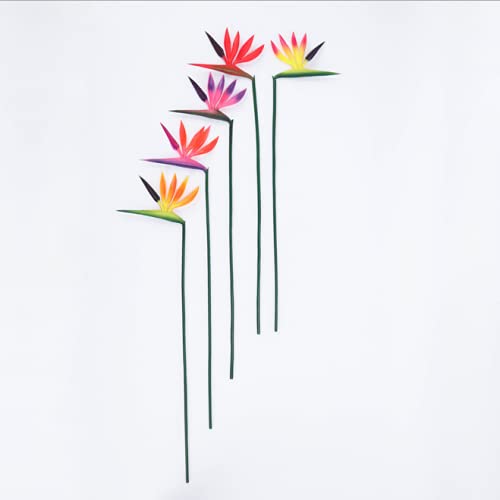 Rikyo Artificial Flowers 6Pcs Bird of Paradise 23 Perma