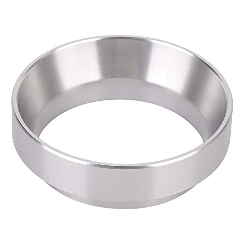 58mm Espresso Dosing Funnel, Aluminum Alloy Universal Coffee Dosing, Magnetic Coffee Machine Accessories for Home Cafe (Silver)