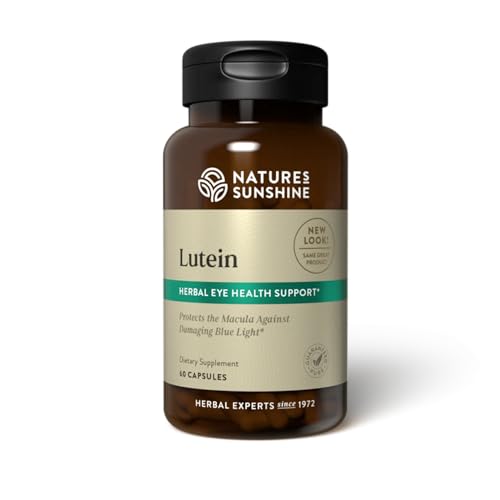 Lutein, 10 mg, 60 Capsules | Helps Protect Against UV Damage, Supports Eye Health, and Provides Powerful Antioxidant Properties