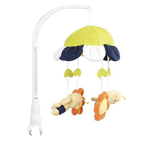 23 INCHES Crib Mobile arm White, Adjusting The Claw Width of Mobile Hanger ,Mobile arm for Crib,DIY Toy Decoration Baby Mobile ,Nursery Mobile arm