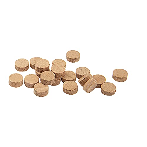 20Pcs Yootones 9.5mm Saxophone Cork Pads Water Key Spit Valve Cork Pad Compatible with Saxophone Trumpet Trombone Replacement Parts