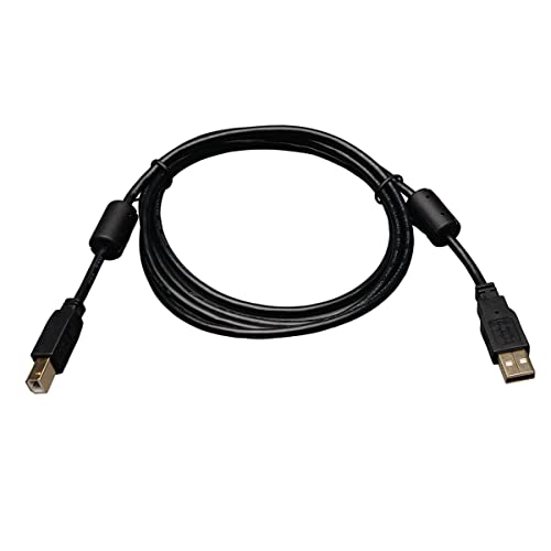 USB 2.0 Hi-Speed A/B Cable with Ferrite Chokes (M/M) 3-ft. (U023-003)