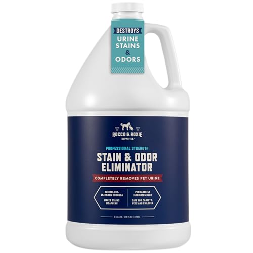 Stain & Odor Eliminator for Strong Odor - Enzyme Pet Odor Eliminator for Home - Carpet Stain Remover for Cats & Dog Pee - Enzymatic Cat Urine Destroyer - Carpet Cleaner Spray