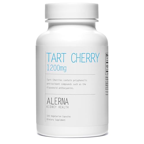 Alerna Kidney Health Tart Cherry Extract 1200 mg, 100 V