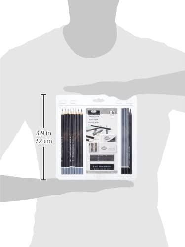 Royal &amp; Langnickel RART-200 Essentials Sketching Pencil Set, 21-Piece