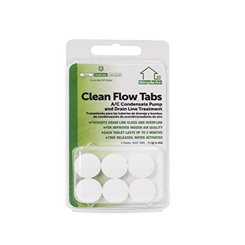 SimpleAir SACF Drain Line Clean Flow Tabs, for AC Units