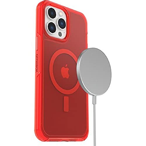 Symmetry Series Series+ Clear Antimicrobial Case with MagSafe for iPhone 12/13 Pro Max - in The Red