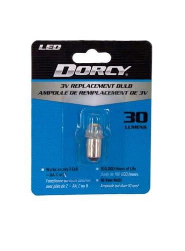 30-Lumen 3-Volt LED Replacement Bulb with 10-year Lifespan, (41-1643)