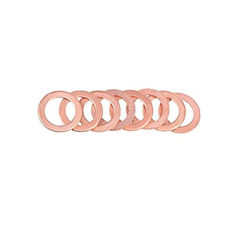 LUOQIUFA M6 Flat Washer Copper Sealing Ring, Inner Diam