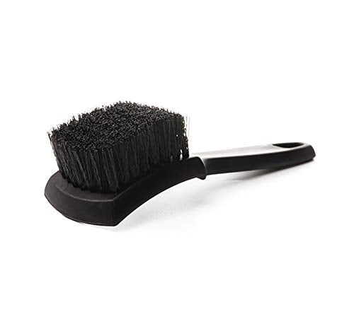 Tire Brush, Black Stiff Bristle Wheel Cleaning Brush, Car Carpet Brush, Detail Brush