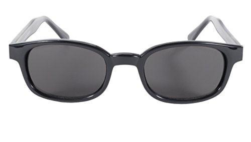 Original KD&#39;s Biker Sunglasses (Black Frame/Smoke Lens)