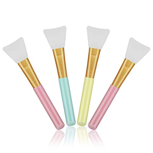 Cuttte 4pcs Silicone Face Mask Applicators, Flexible Fa
