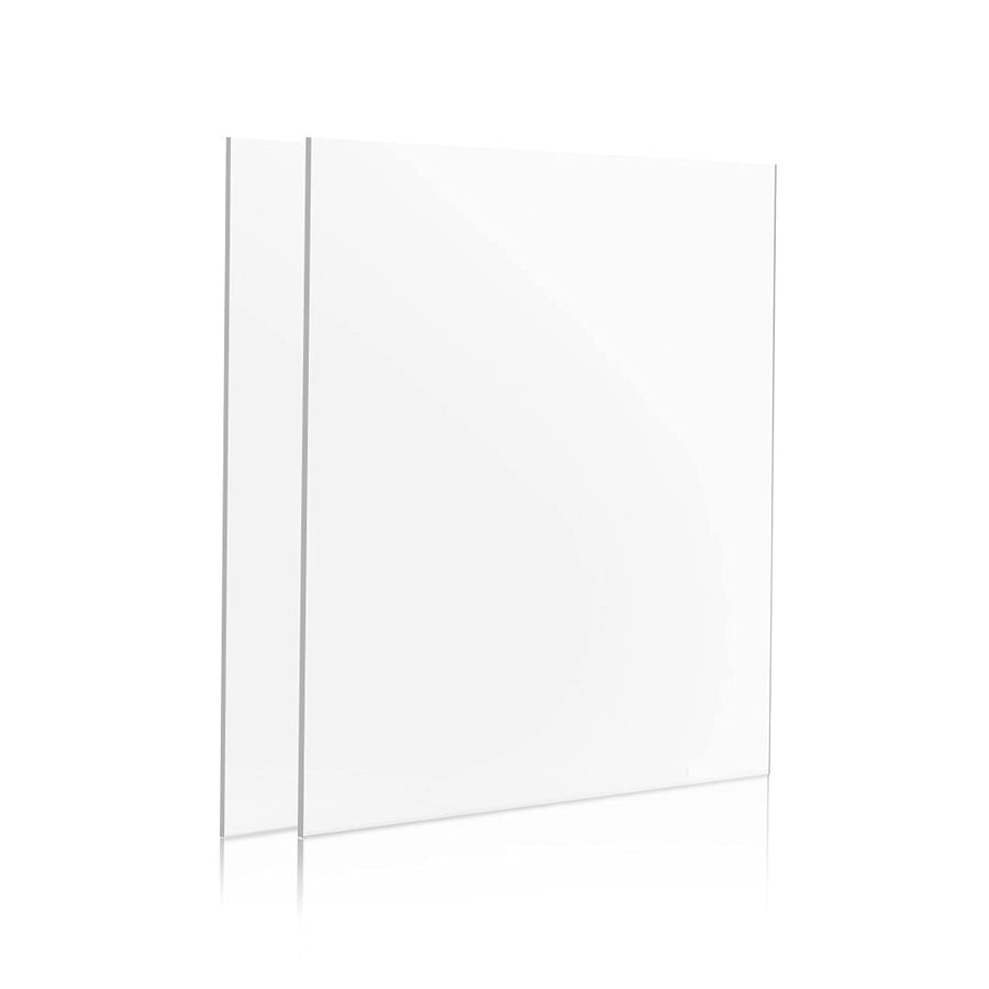 Broken Glass Replacement Sheets for Picture Photo Frames - 2.0 mm Thick Ultra-Transparent - Works for Perspex Acrylic Sheets DIY Project (2, 11.7x16.5 inches)