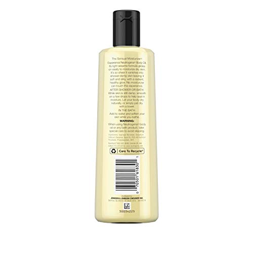 Neutrogena Fragrance-Free Lightweight Body Oil for Dry 