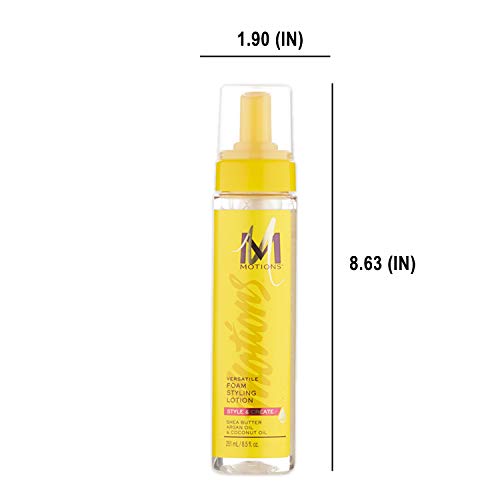 Style and Create Versatile Foam Styling Lotion - For Use on All Hair Types, Lightweight Formula, Contains Shea Butter, Argan Oil, &amp; Coconut Oil, 8.5 oz