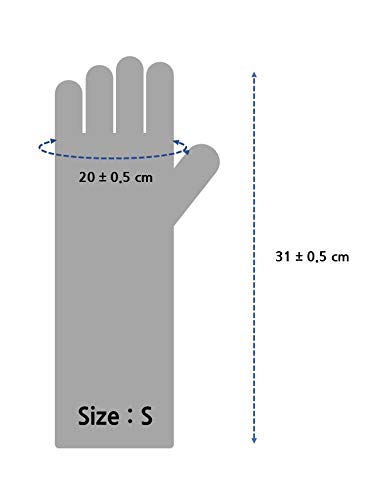 Mamison Quality Kitchen Rubber Gloves S Size Pack of 3 