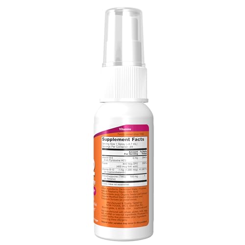 NOW Foods Supplements, Vitamin B-12 Liposomal Spray wit