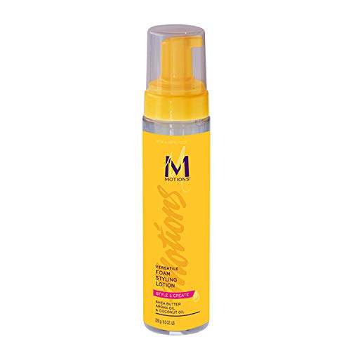 Style and Create Versatile Foam Styling Lotion - For Use on All Hair Types, Lightweight Formula, Contains Shea Butter, Argan Oil, & Coconut Oil, 8.5 oz