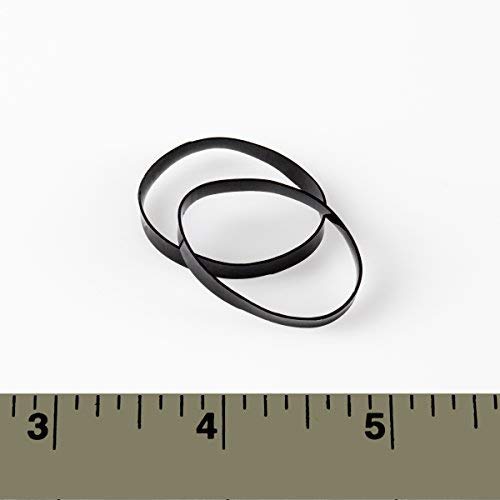 40mm Wide, Black : Black Hair Elastics - 40mm Wide - STRONG - REUSEABLE - Premium Polybands Pack of 16 for Ponytail