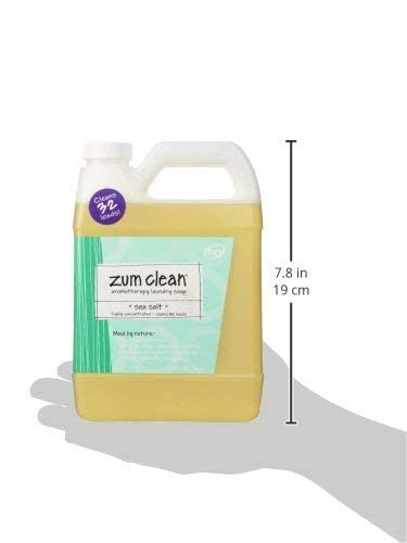 Zum Clean Laundry Soap, Sea Salt, 32 Fluid Ounce