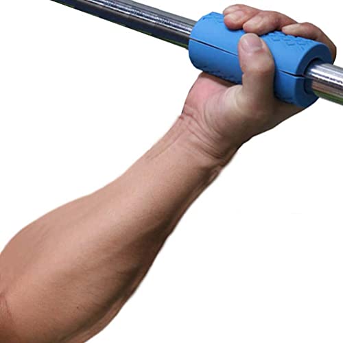 IADUMO Bar Grips for Weightlifting,Thick Barbell Bar Gr