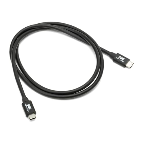 Thunderbolt 4 Cable, Thunderbolt Certified, 1.0 Meter (3.28 ft.), 40 Gb/s Data Transfer, 240W Power Charging, Compatible with Thunderbolt 4, Thunderbolt 3, USB-C, and USB4 Devices, Black