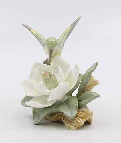 96402 Hummingbird with Magnolia, Green