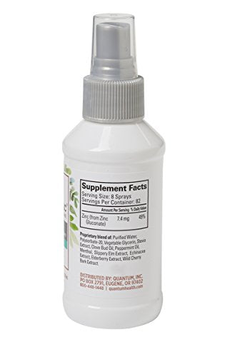 Quantum Health TheraZinc Oral Spray, Zinc Immune Suppor