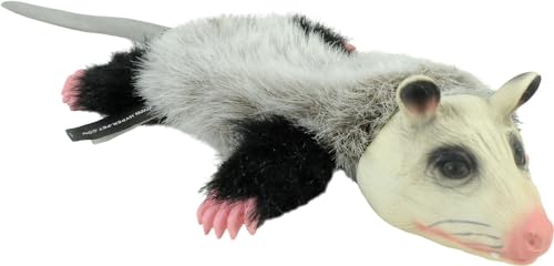 Real Skinz Opossum Plush Dog Toy