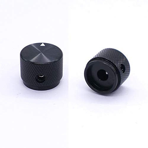Taiss/ 2pcs Black Aluminum Rotary Electronic Control Po