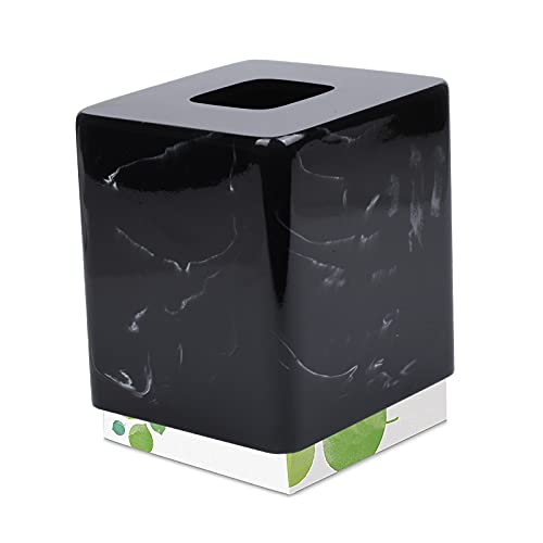 JUNGFORD Square Tissue Box Cover, Facial Napkin Holder 