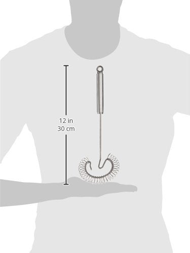 Norpro Krona Sauce Master Whisk Silver, 11.5in/29cm