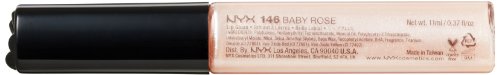 NYX Professional Makeup Mega Shine Lip Gloss, Baby Rose, 0.37 Ounce