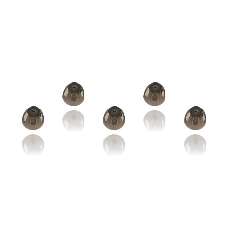 Hearing Aid Domes Smoky Gray Tips Ear Pieces Comfortabl