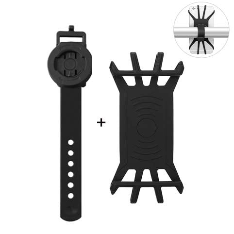 MTB Phone Mount, Garmin Handlebar Mount Silicone Phone Holder for iPhone/Samsung/Galaxy/LG and Compatible with All Garmin Bike GPS Mount