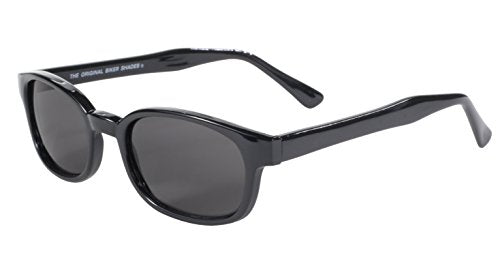 Original KD&#39;s Biker Sunglasses (Black Frame/Smoke Lens)