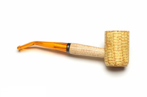 - Legend Corn Cob Tobacco Pipe - 5th Avenue, Bent Bit