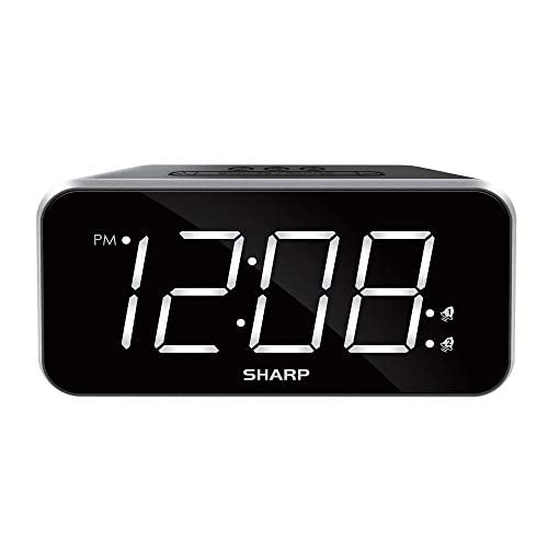 Sharp Alarm Clock Jumbo Easy to Read Display – 3 Step D