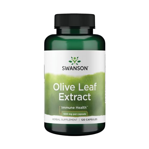 Swanson Olive Leaf Extract Capsules with 20% Oleuropein