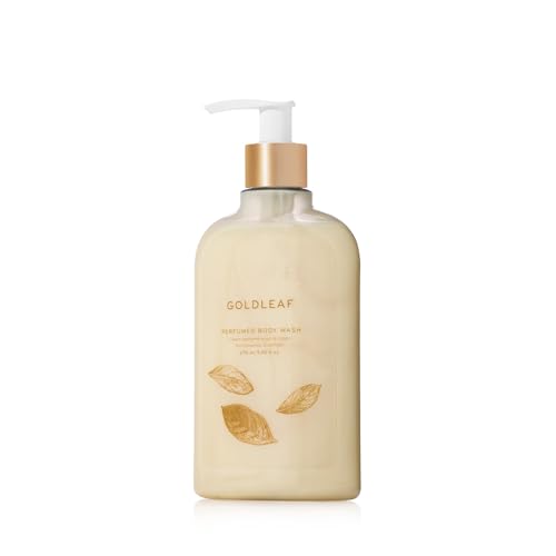 Body Wash with Pump - Liquid Soap for Bath and Shower - Body Soap - Skin Care - Scented Soap with Notes of Jasmine, Rose, Hyacinth, Creamy lily of the Valley, & Oak Moss (Goldleaf, 9.25 fl oz)