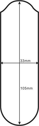 60 GRIT STAINLESS STEEL PEDICURE FILE REFILL PADS, 60 COUNT (60 GRIT PURPLE)